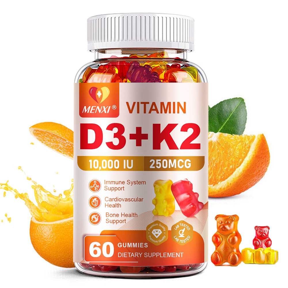 Vitamatic Vitamin D3 K2 Gummies – 60 Count – Supports Healthy Bone Heart MENXI