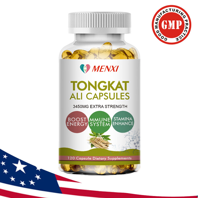 TongkatAl LONGJACK GRADE A STRONGEST ROOT EXTRACT 200:1 120 Vegan capsules