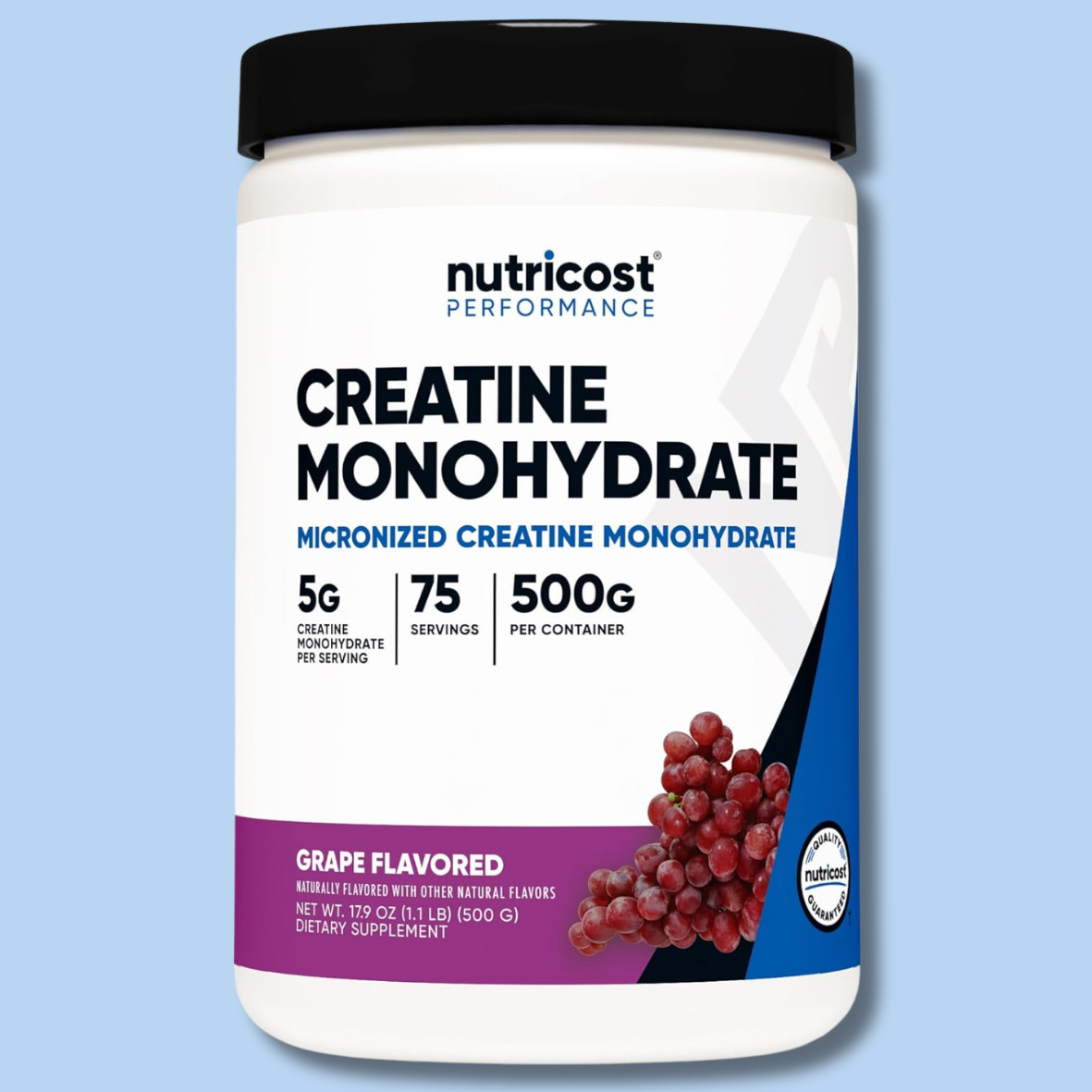 Nutricost Creatine Monohydrate Powder (500G) (Grape)