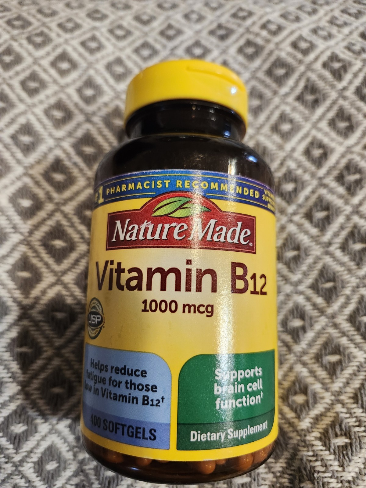 Nature Made 400 Softgels Vitamin B12 1000 mcg EXP 12/2026 NEW & SEALED