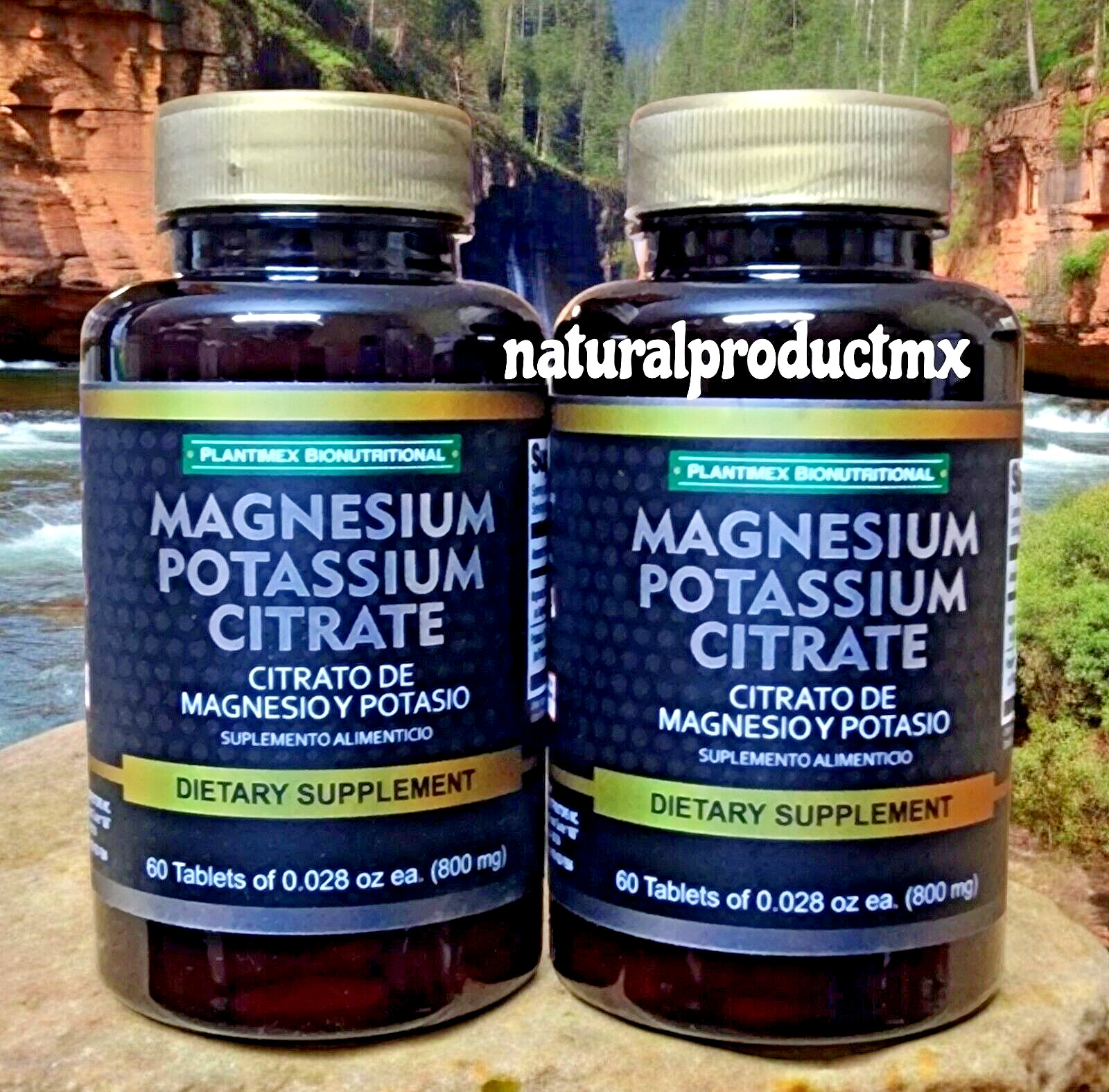 (2) Magnesium Potassium Citrate ✅ 120 Tablets Citrato de Magnesio y Potasio