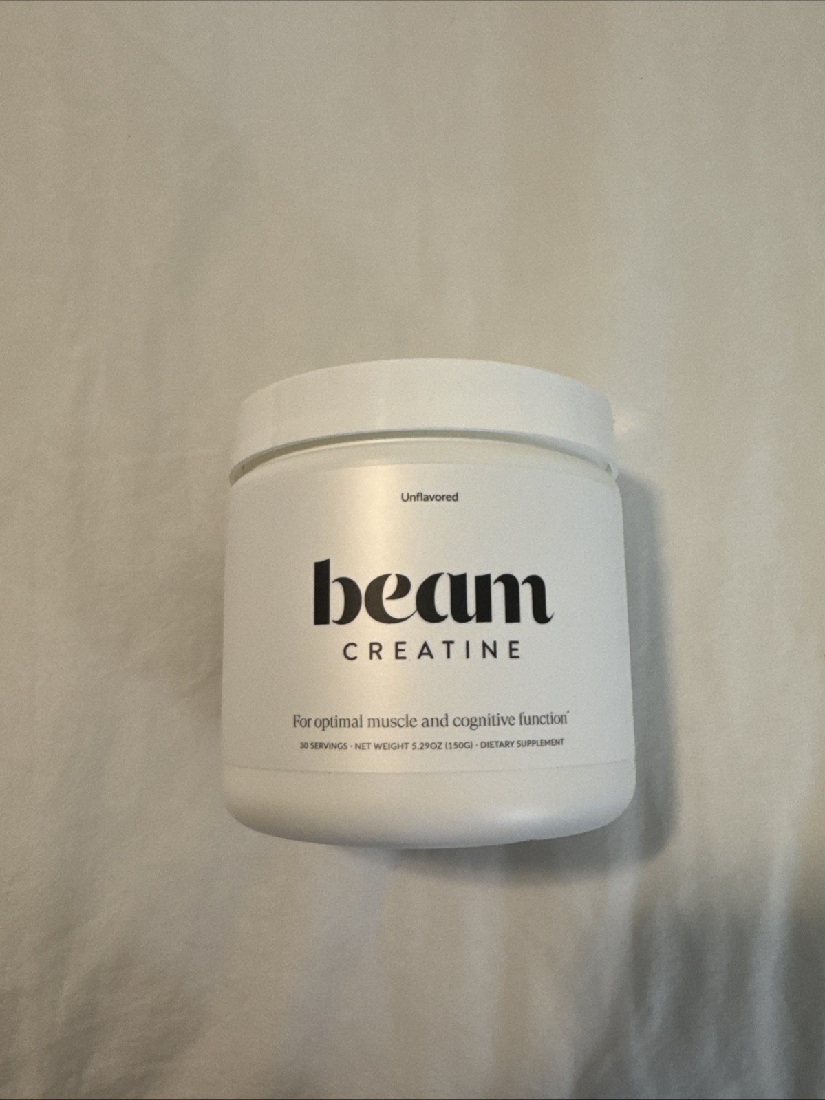 Beam Creatine Monohydrate Powder Muscle Growth Cognitive Function 5.29oz 07/2027