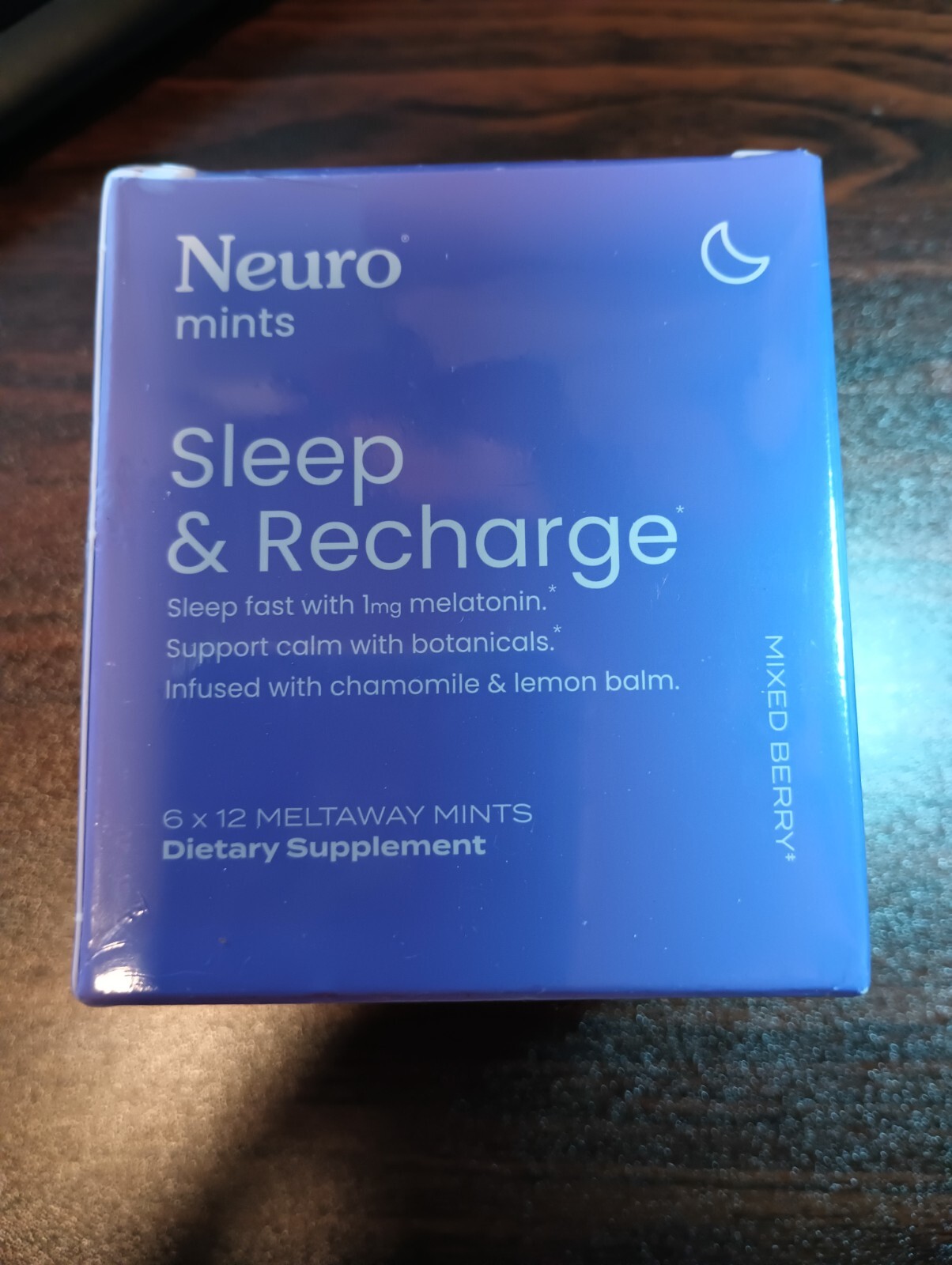 Neuro Melatonin 1 mg Sleep & Recharge Melts (72 Pieces) – Fast Dissolve