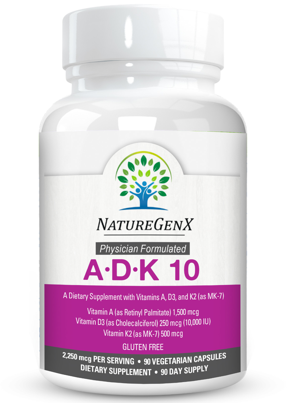Doctor Formulated Vitamin A Vitamin D and Vitamin K Supplement – ADK 10,000 IU