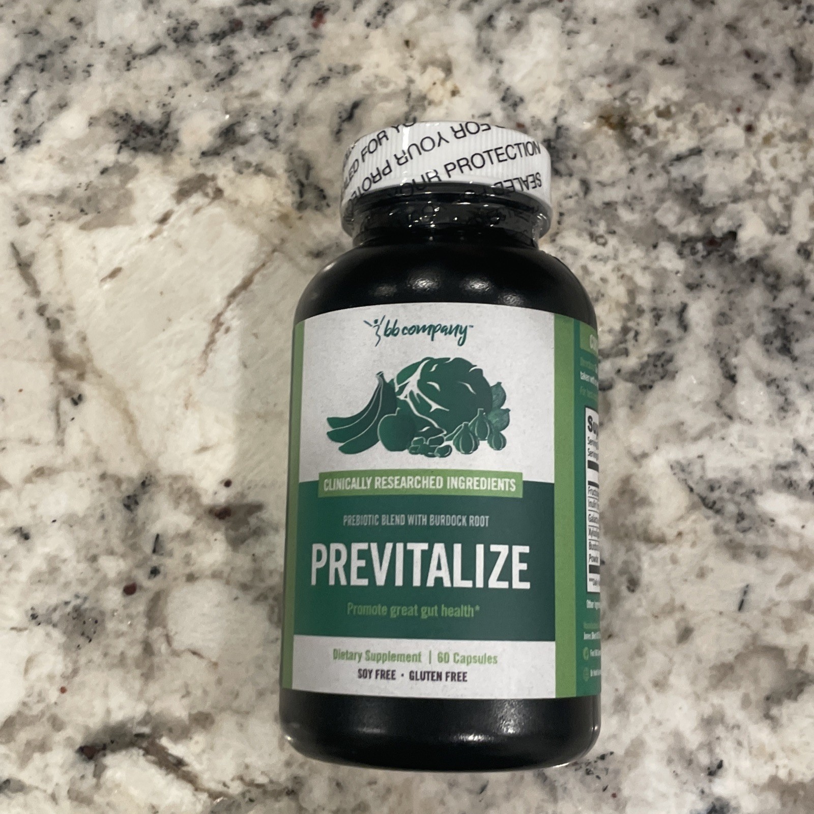 Previtalize Prebiotic Supplement for Women Digestive Gut Health 60 Count 8/2026