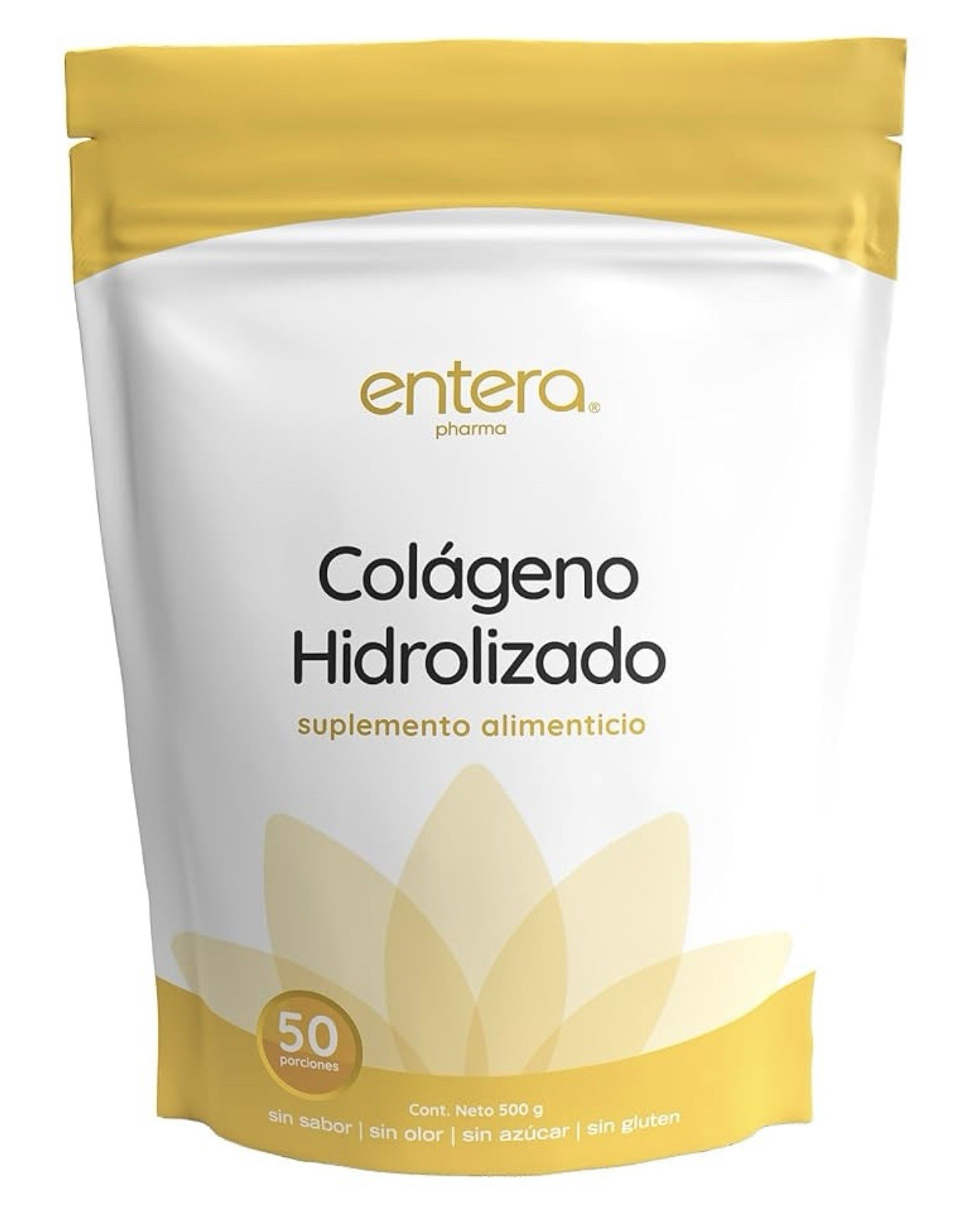 Entera Pharma: Hydrolized Collagen, Powder, 500g, Sugar & Gluten Free