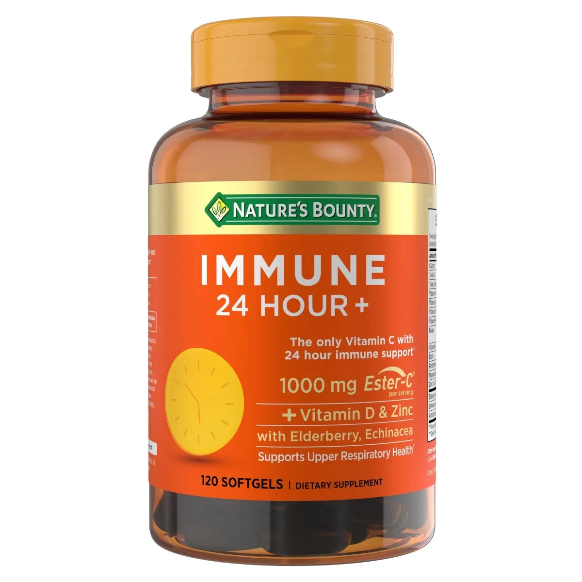 Nature’s Bounty Immune 24 Hour – 120 Softgels