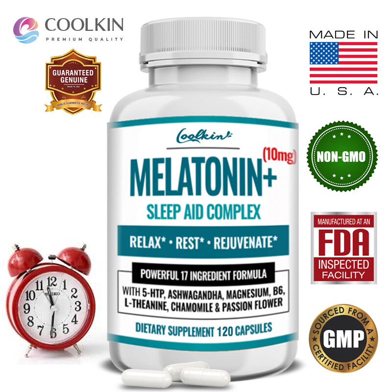 Melatonin+Sleep Aid Complex – with Ashwagandha – Improve Sleeping,Relieve Stress