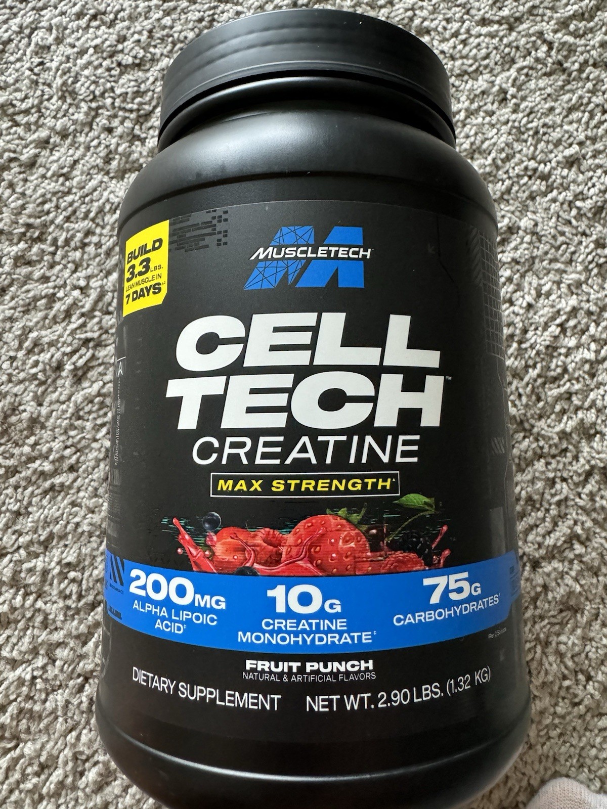 Cell-Tech Creatine Monohydrate Edible Powder, Build Muscle & Recover, Post-Worko
