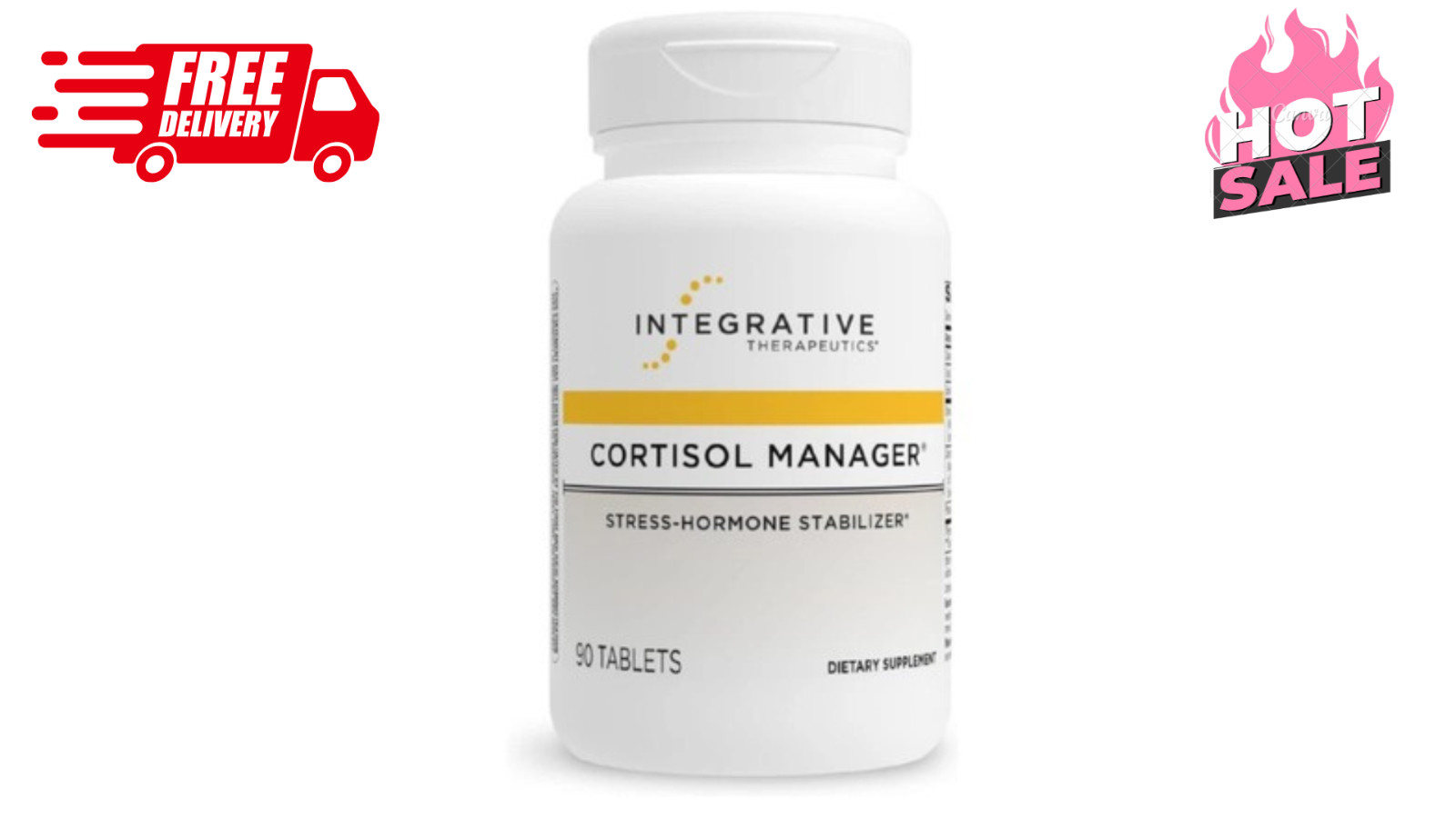 Integrative Therapeutics CORTISOL MANAGER Stress Hormone Stabilizer Supp 90 Cp