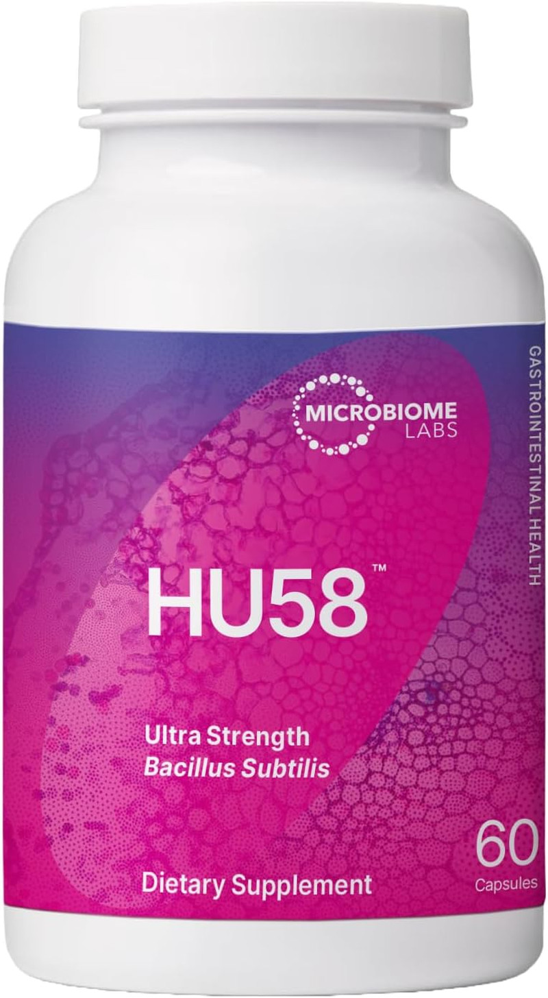 HU58 Bacillus Subtilis Probiotics for Women and Men – High Potency Spore Probiot