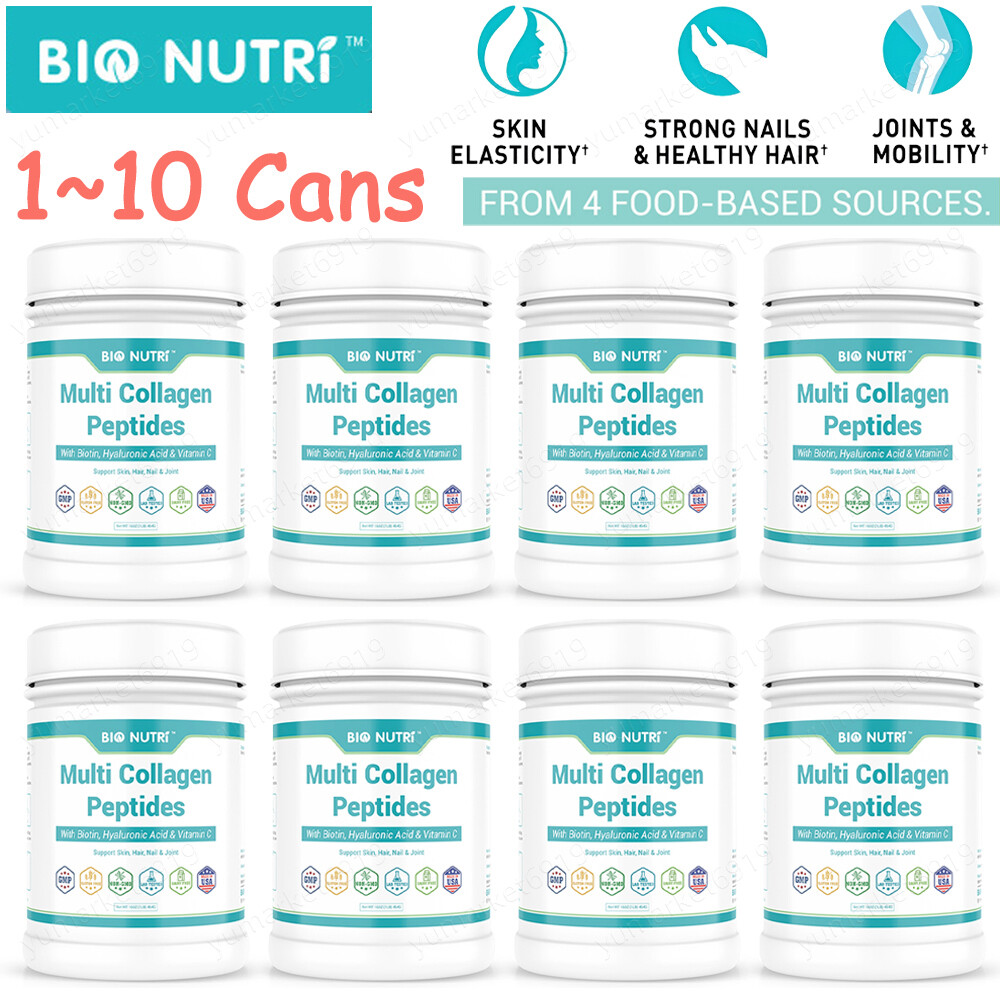 Multi Collagen Peptides Powder – Type I, II, III, V, X Hydrolyzed Collagen LOT