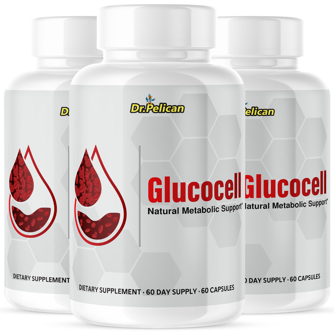Glucocell- Blood Support- 3 Bottles- 180 Capsules
