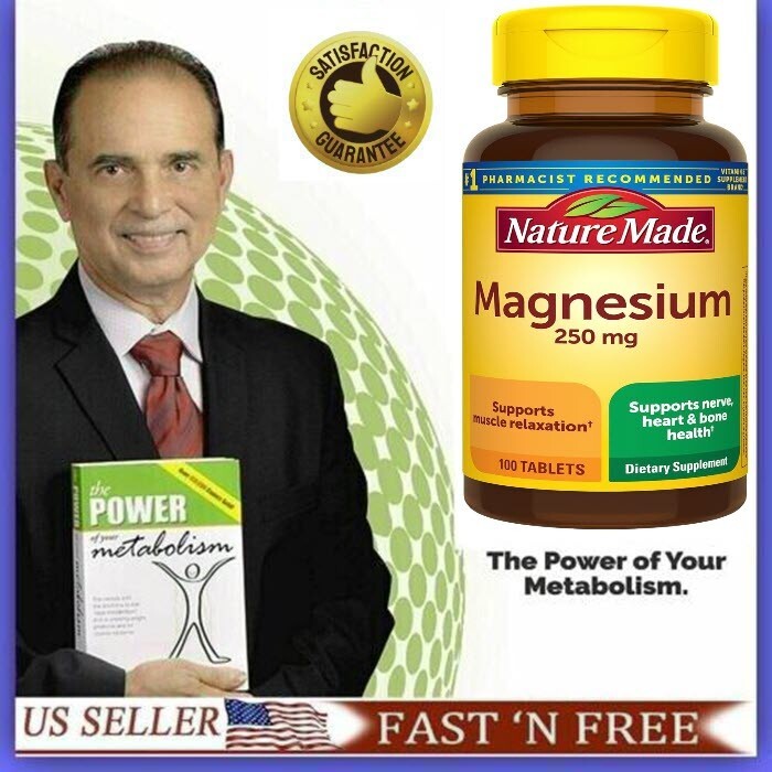 Citrato De Magnesio 250 mg Pastillas Oxido De Magnesio Tabletas Puro Y Potasio