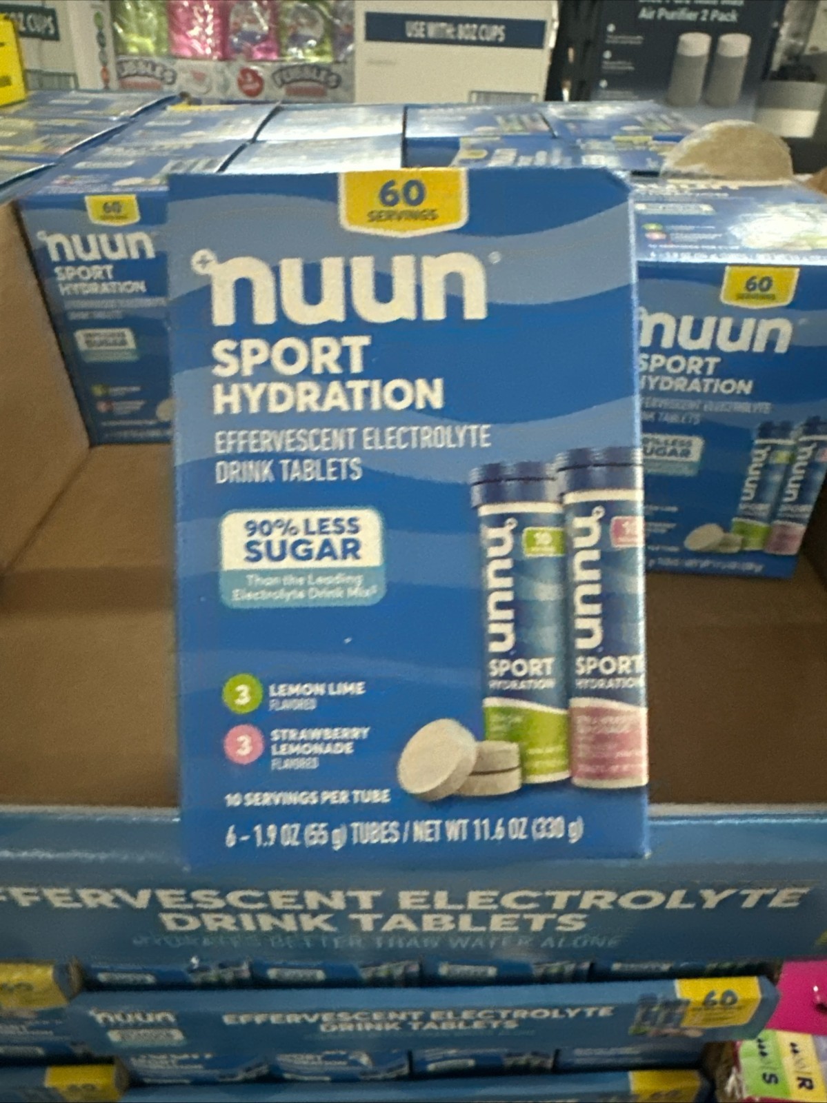 Nuun Sport Electrolyte Tablets Mixed Flavors 6 Pack (60 Servings Total) exp 2/26