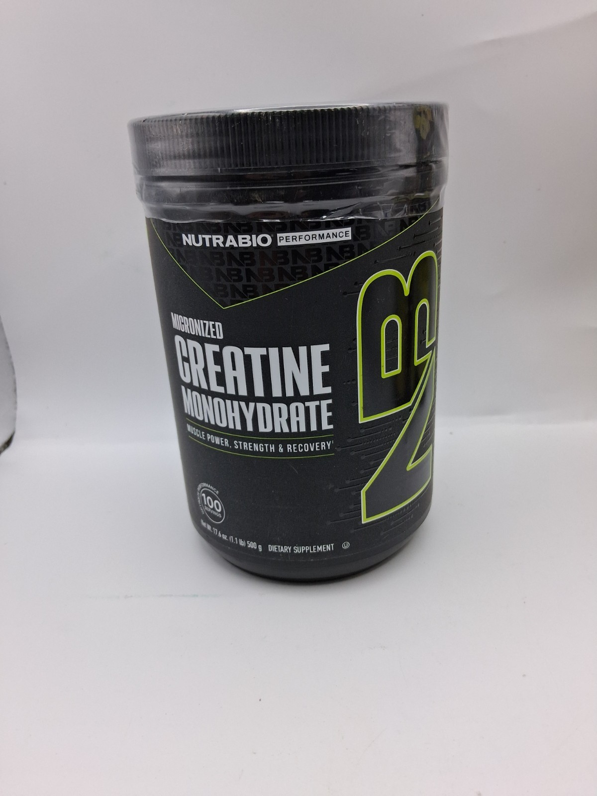 NutraBio Labs, Creatine Monohydrate, 1.1 lb (500 g), Pure Grade – Micronized