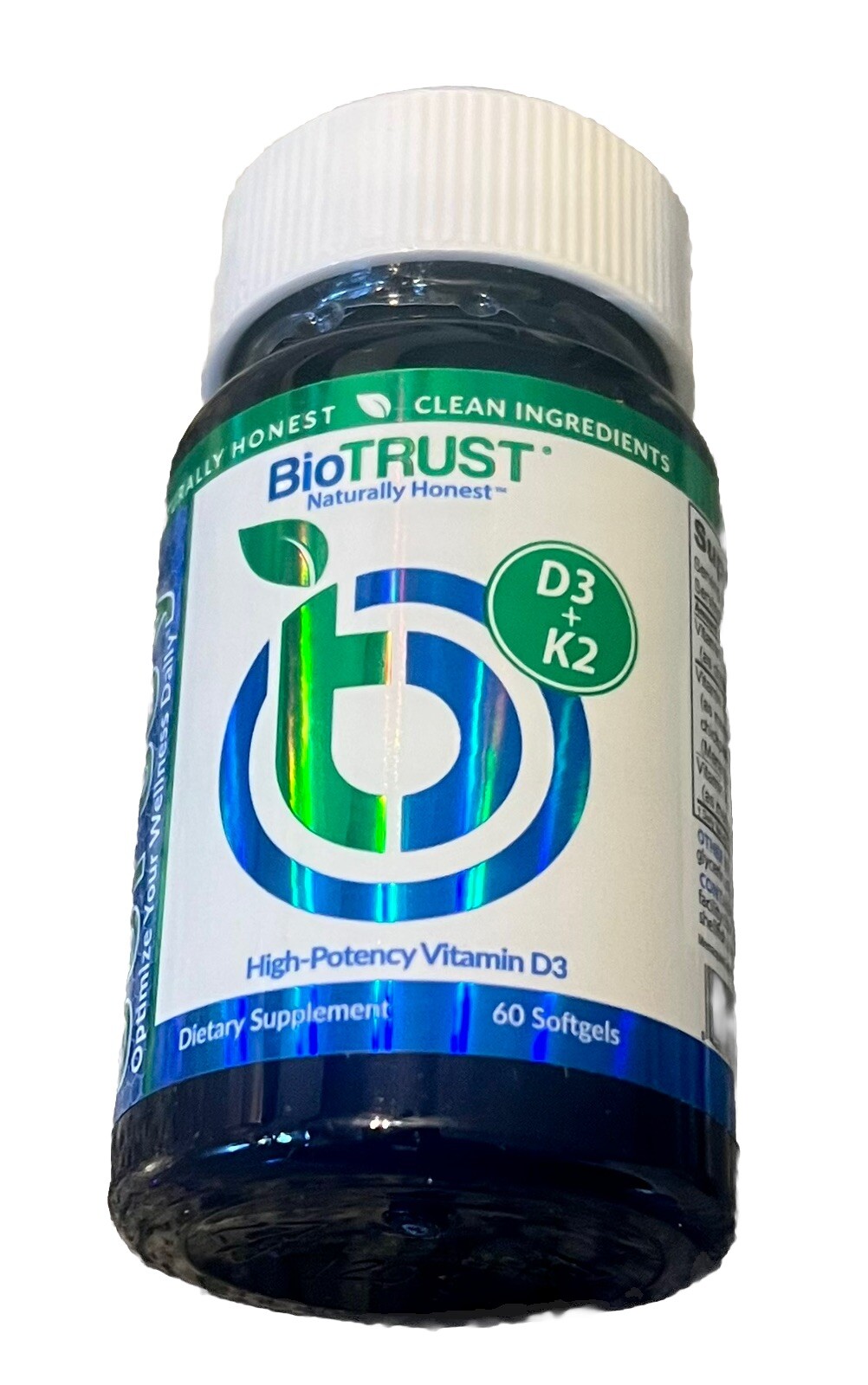 BioTrust Sol Joy High-Potency Vitamin D3 K2 – High Potency (50 Mcg) Exp: 06/2026