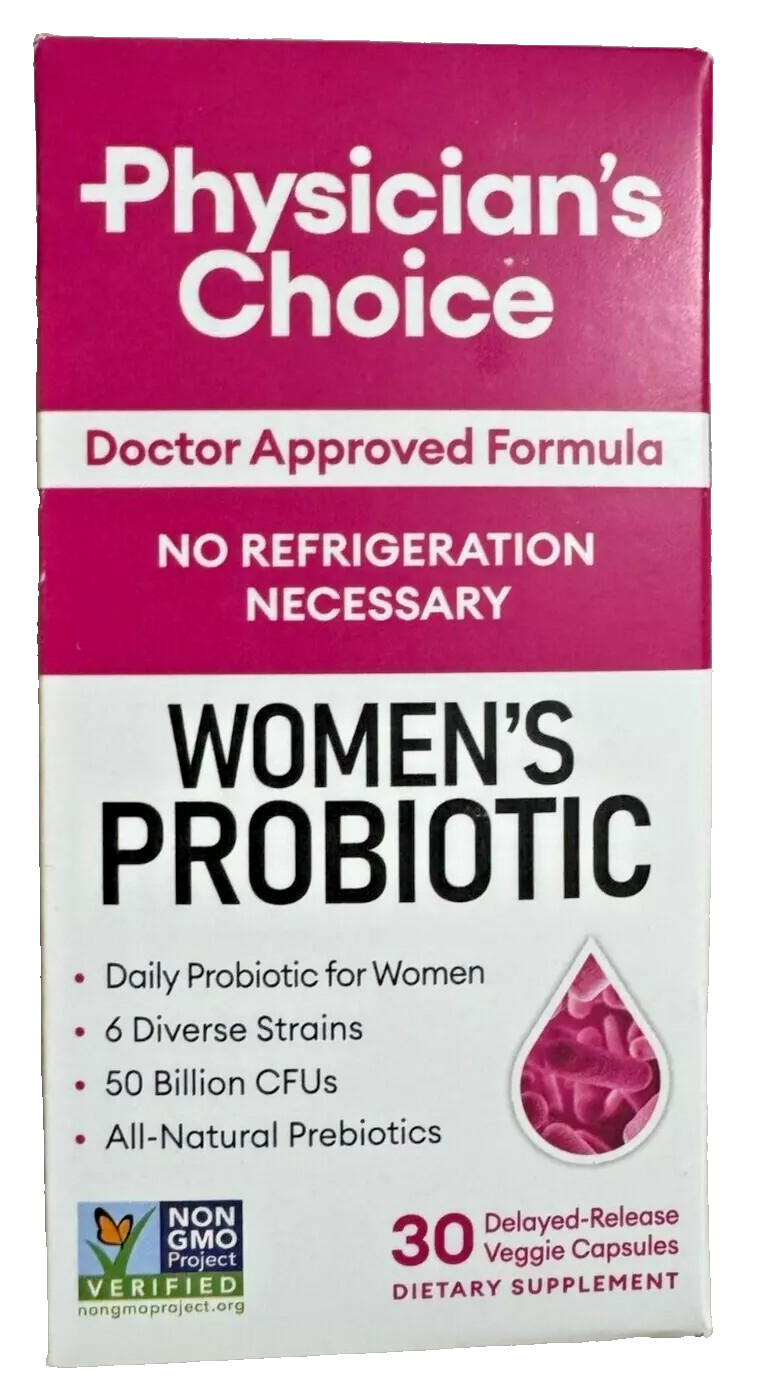 Physician’s Choice Probiotic for Women – 30 Capsules Exp. 03/2026+