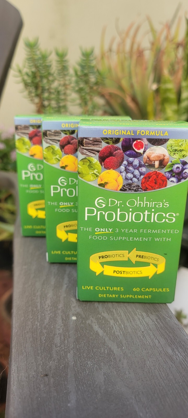 10 boxes, Dr. Ohhira’s Probiotics Original Formula 600 Caps total!  Free Ship!