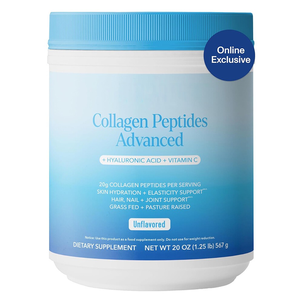 Collagen Peptides Powder Advanced with Hyaluronic Acid & Vitamin C – Unflavored