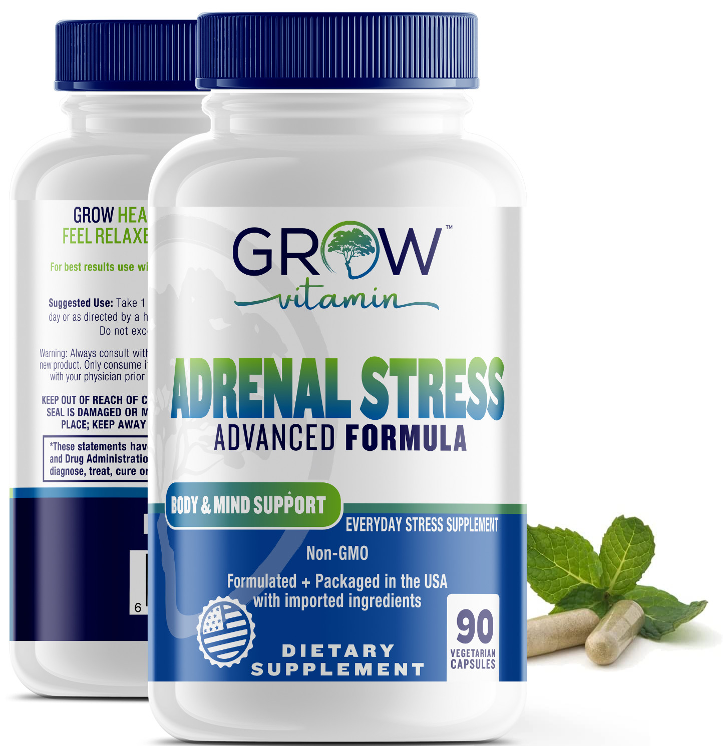 Organic Ashwagandha Capsules Supplement w/ L-Theanine, L-tyrosine, Cortisol help