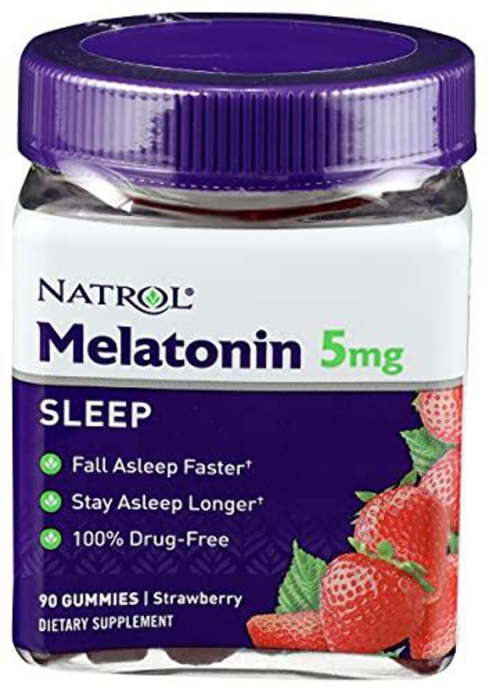 NATROL Melatonin 5mg Gummies, 90 CT EXP 5/2026