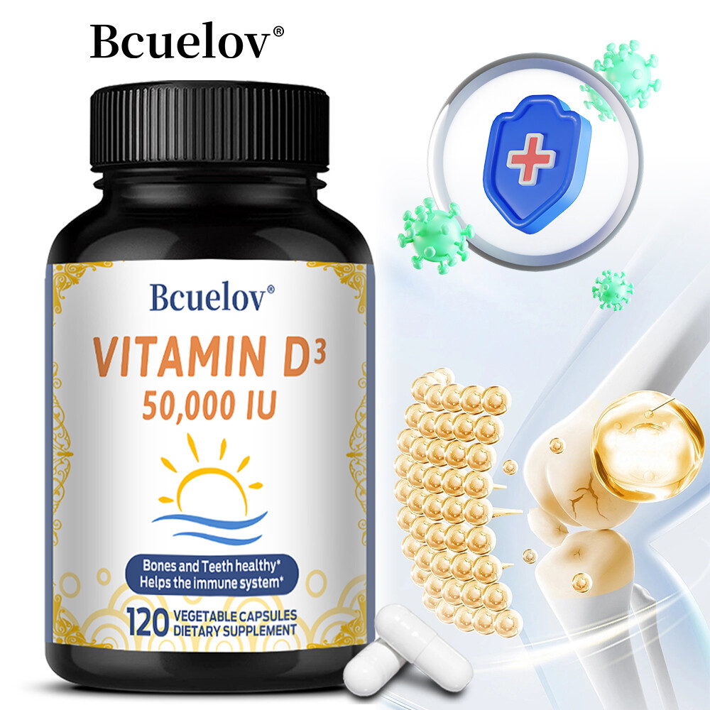 Vitamin D3 120 Capsules Extra Strength D3 Supplements with 50000 IU US