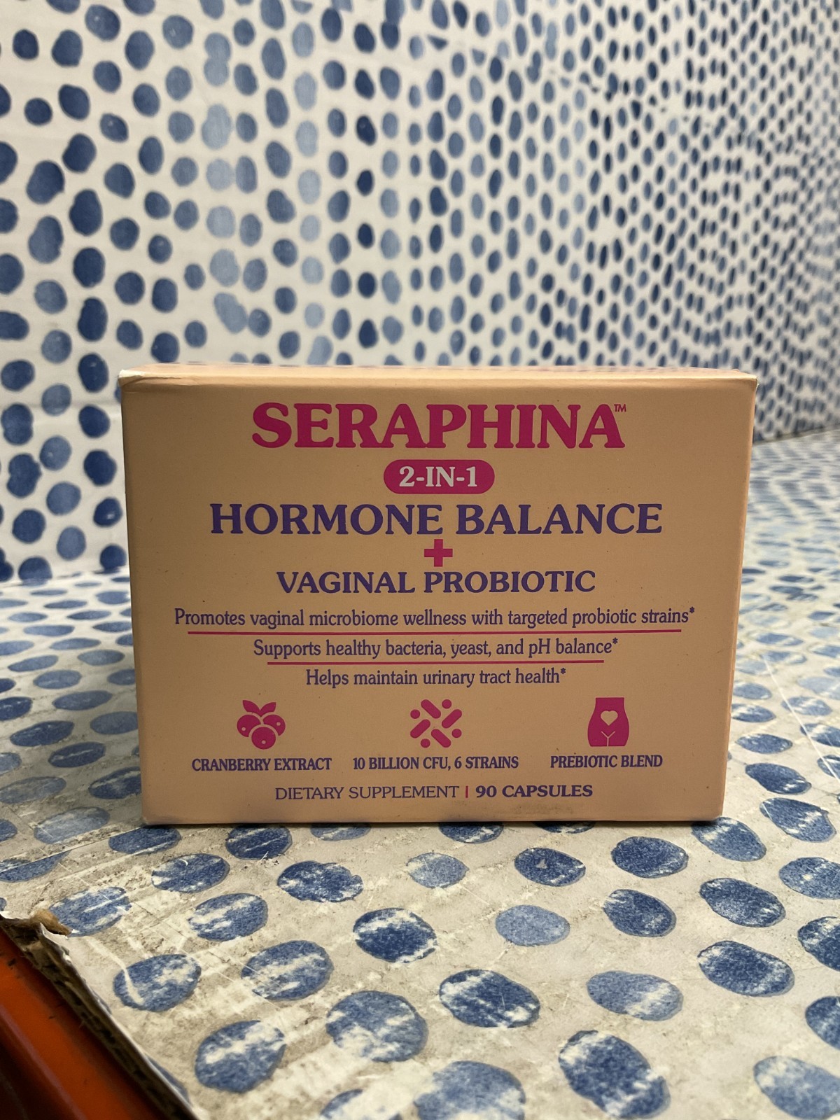 Seraphina Vaginal Women Probiotics + Hormone Balance 2-in-1 (90 Cap) Exp 4/27