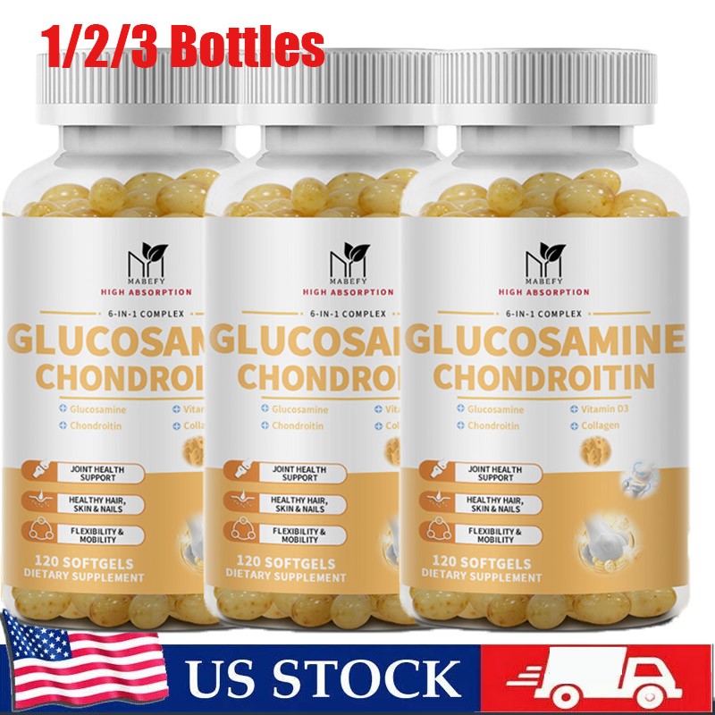 Glucosamine Chondroitin with COLLAGEN Cissus Quadrangularis MSM Turmeric 120
