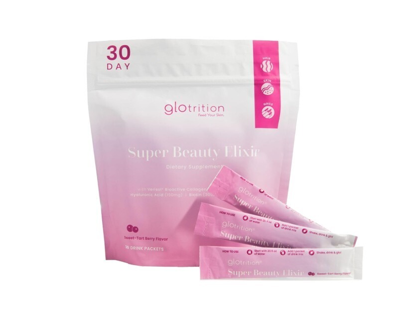 Glotrition Super Beauty Elixir – Collagen Peptides Powder for Skin, Hair & Nail