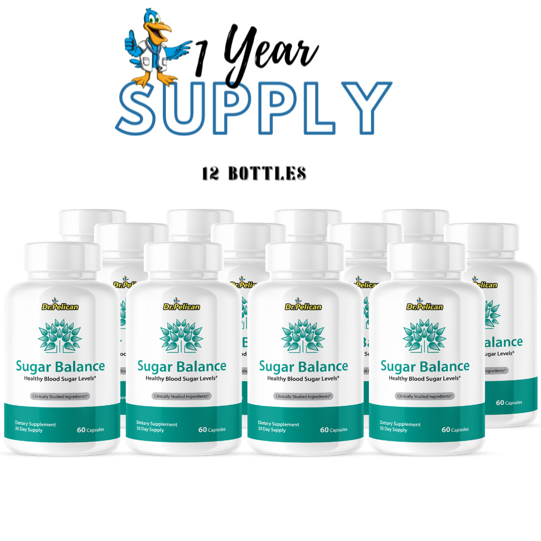 Sugar Balance- Blood Support- 12 Bottles- 720 Capsules