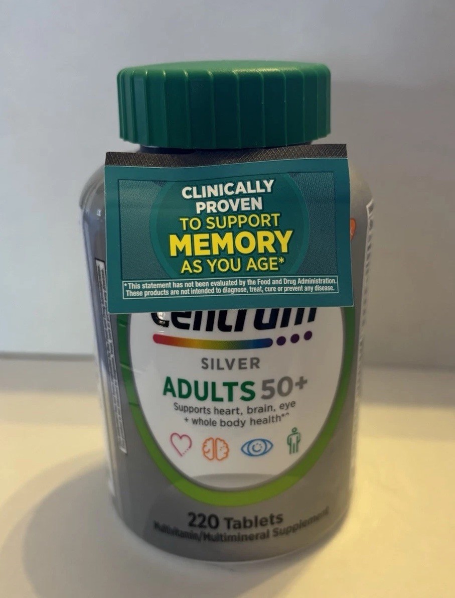 Centrum Silver Adults 50+ Multivitamin/Multimineral Tablets 220 Tablets 06/2025