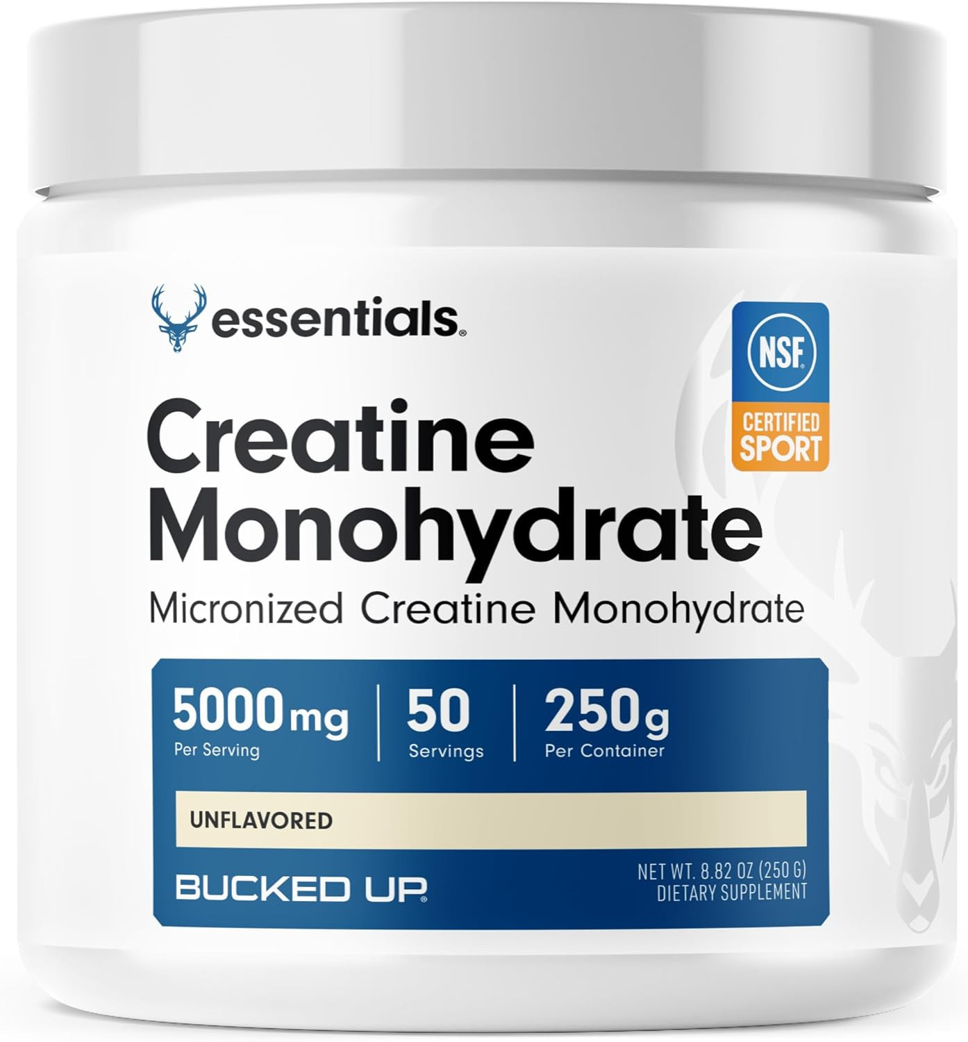 Pure Micronized Creatine Monohydrate for Women and Men – Easy to Mix and Unflavo