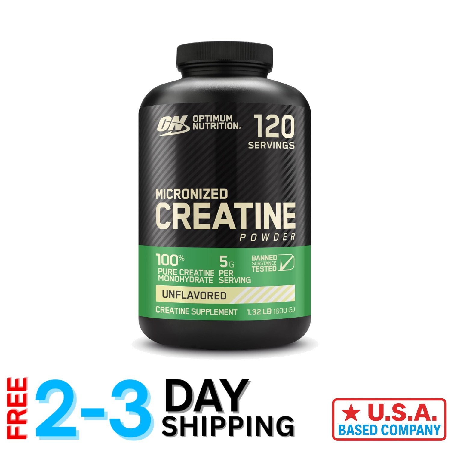 Unflavored Micronized Creatine Monohydrate – 600g for Muscle Growth & Recovery