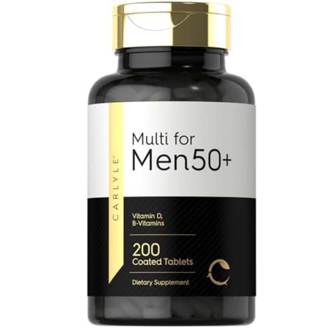 Multivitamin for Men over 50 plus | 200 Tablet| with B Vitamins, Vitamin D, Magn