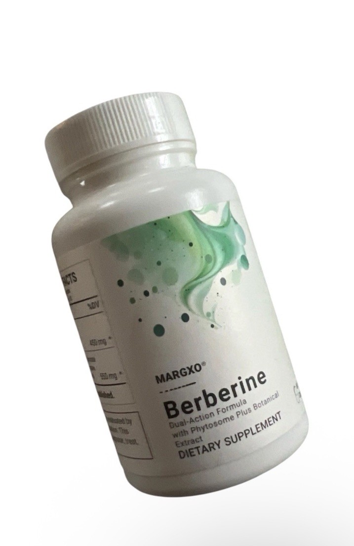MARGXO Berberine 450mg, Dual-Action Supplement, 60 Capsules NEW SEALED