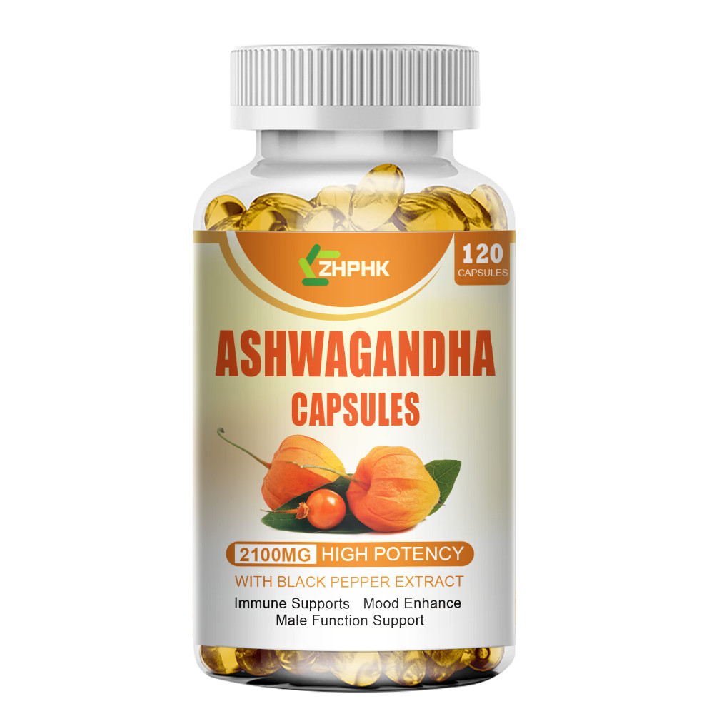 KSM-66 Ashwagandha 2100mg 120 Caps Supports Energy, Reduces Anxiety, Relaxation