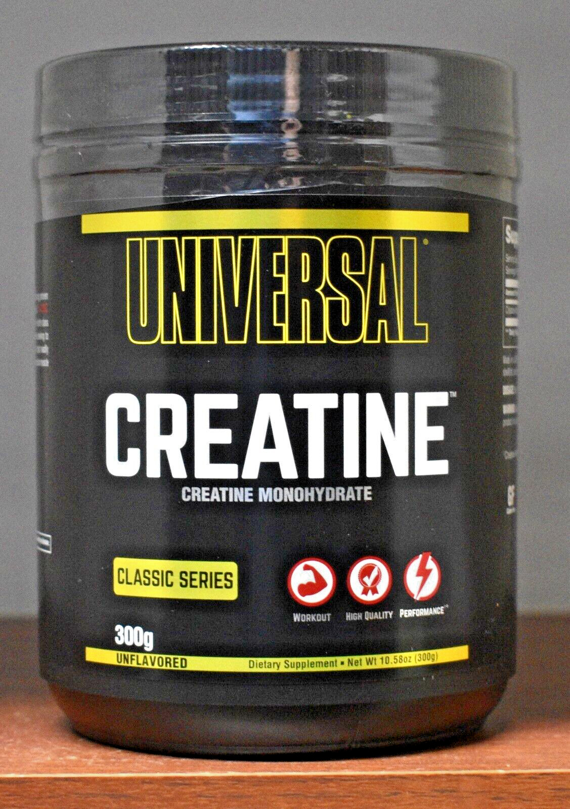 Universal Nutrition Creatine Monohydrate 300 g 60 Servings 10.58 oz