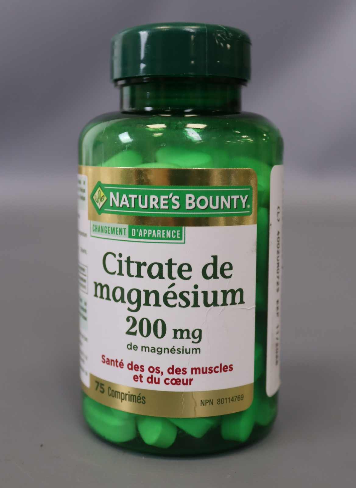 Nature s Bounty Women s Magnesium Citrate – 75 Tablets-75 mg – Exp 11/30/2026