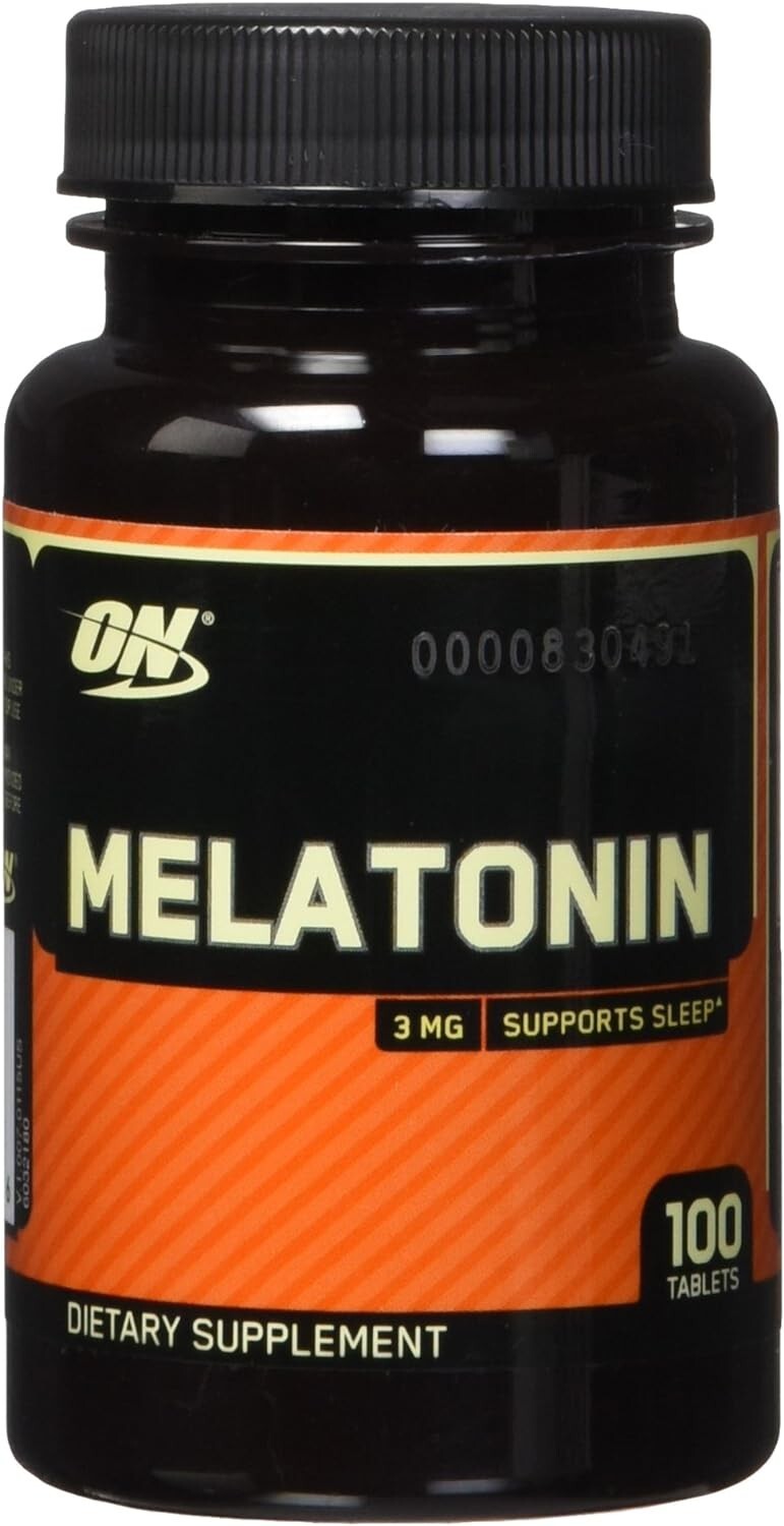 Optimum Nutrition | Melatonin 3mg – Sleep Support Supplement | 100 Tablets