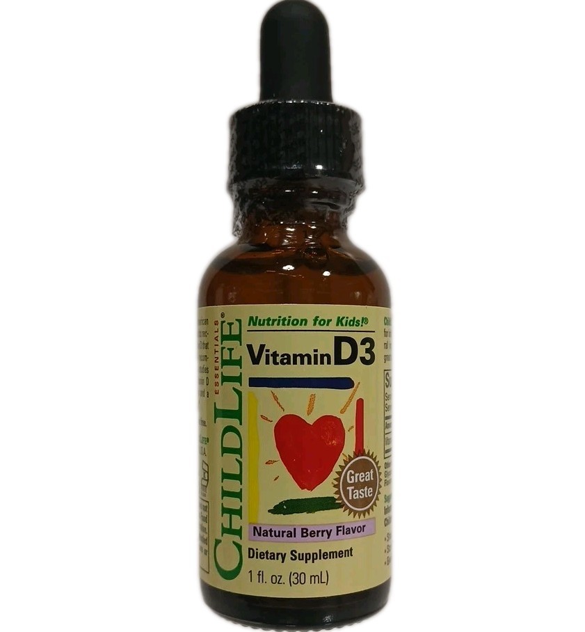 ChildLife Essentials – Vitamin D3 – Natural Berry Flavor – Immune Support