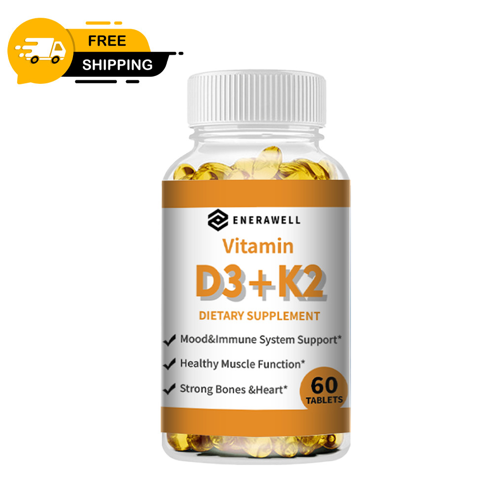 Vitamin K2 (MK7) with D3 20,000IU Supplement, BioPerine Capsules, Immune Health