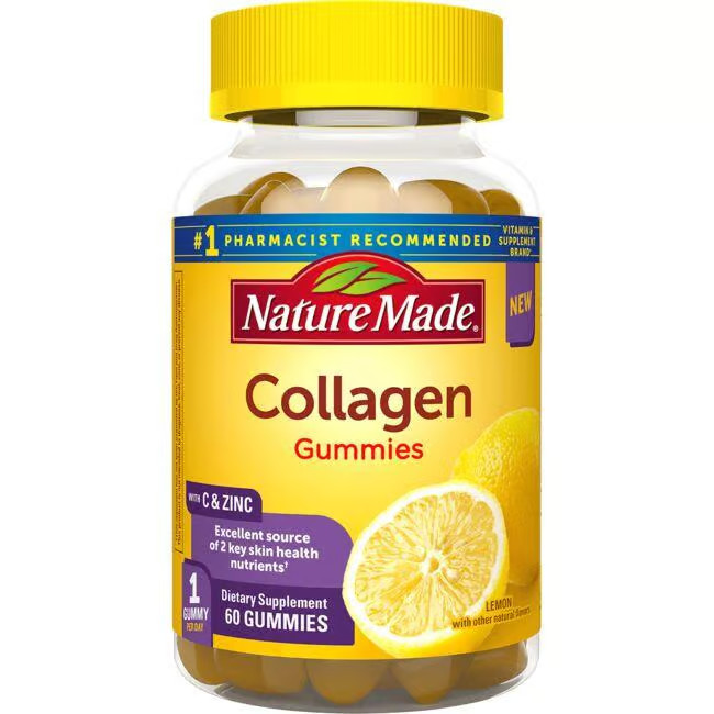 Nature Made Collagen Gummies – Lemon 60 Gummies