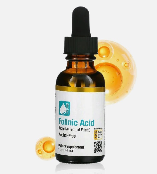 30ml Folinic Acid Leucovorin Alcohol Free Speech Delay