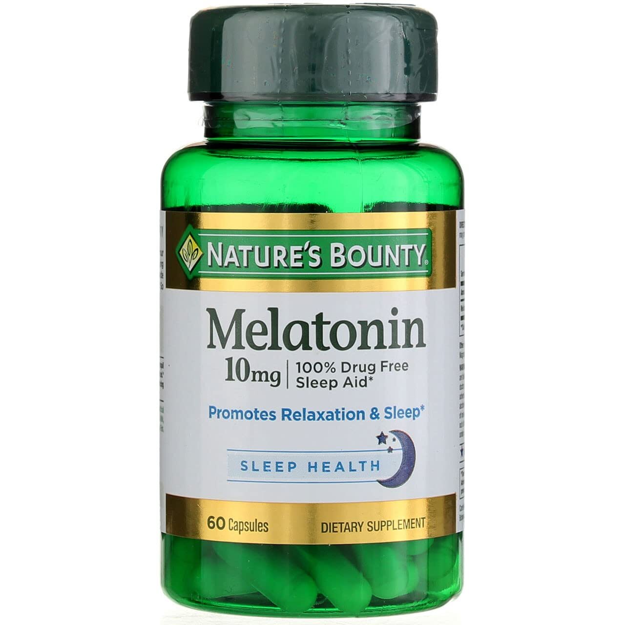 Nature’s Bounty Melatonin 10mg Capsules 60 ea (Pack of 1)