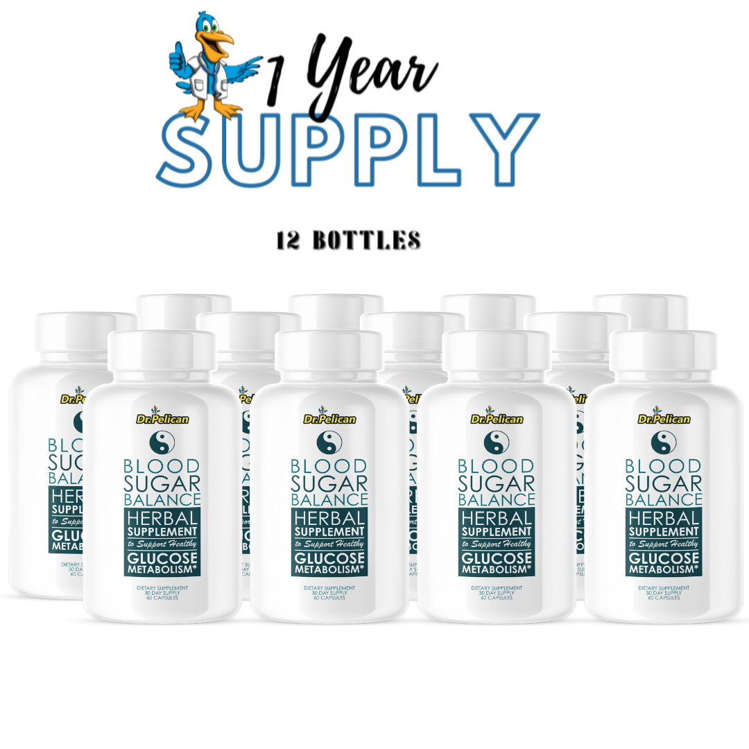 Blood Sugar Balance- Blood Support- 12 Bottles- 720 Capsules