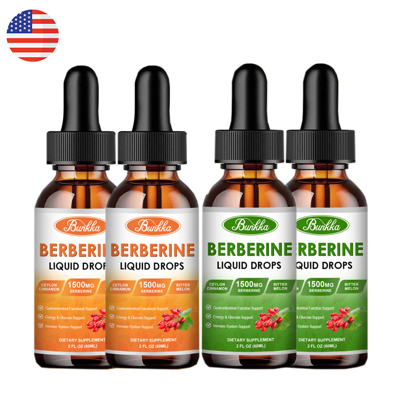 Berberine HCL Extract Liquid Drop with Ceylon Cinnamon for Heart Health & Immune