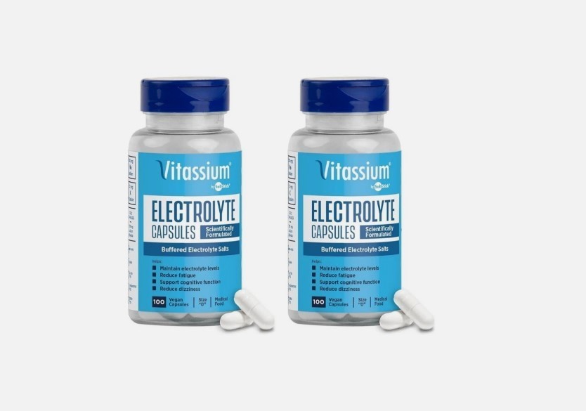 2  – Vitassium  Electrolyte Capsules 100 Ct EXP. 05/27 – New Sealed –  Lot of 2