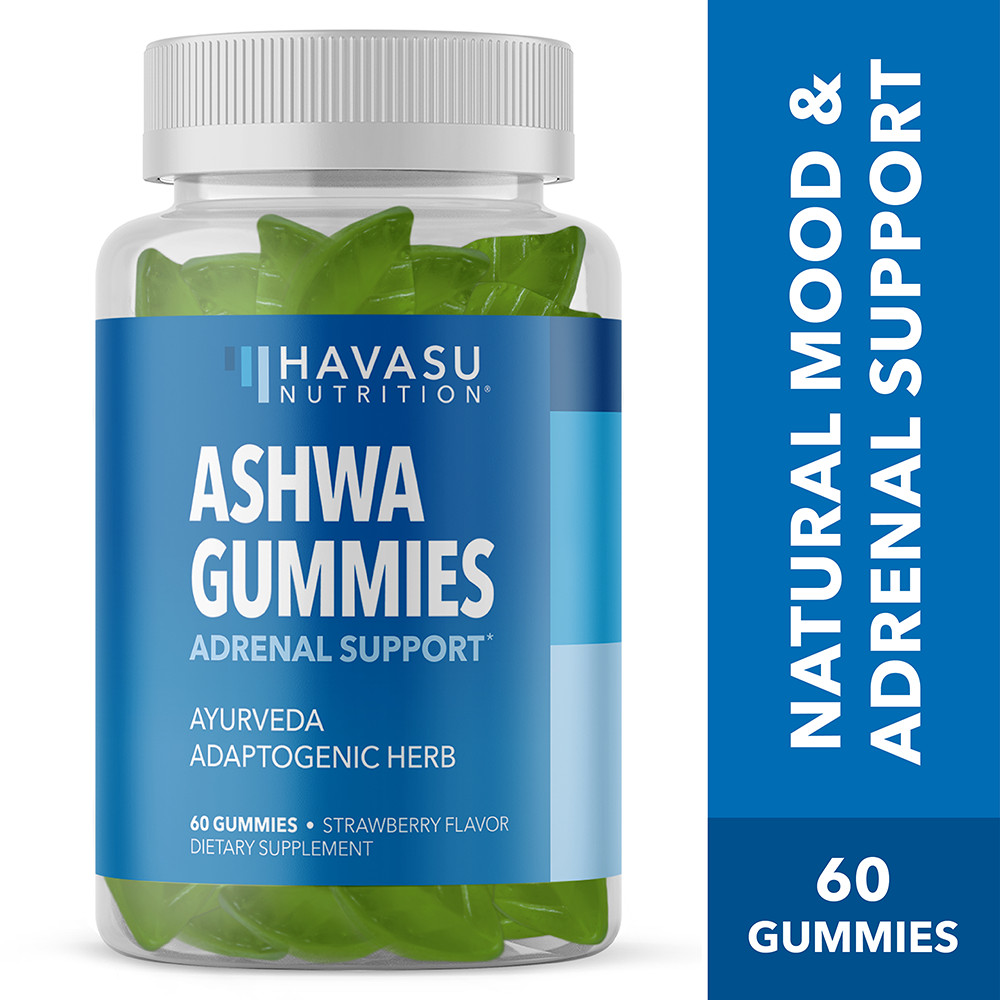 Havasu Nutrition Ashwagandha Gummies – Stress Relief and Calming Aid, 60 ct