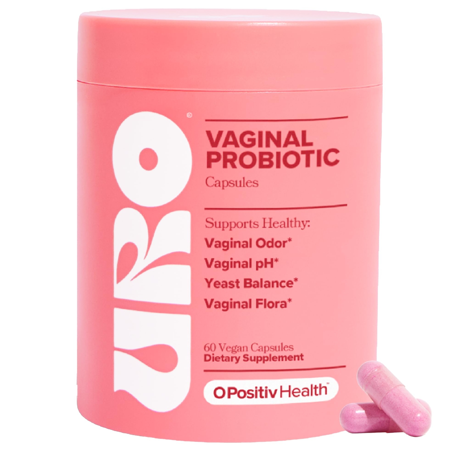 URO Vaginal Probiotics for Women pH Balance with Prebiotics & Lactobacillus P…